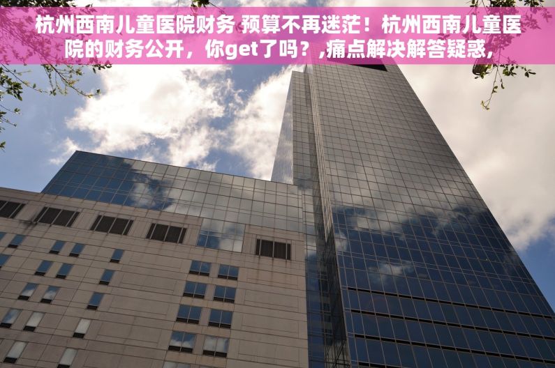 杭州西南儿童医院财务 预算不再迷茫！杭州西南儿童医院的财务公开，你get了吗？,痛点解决解答疑惑,