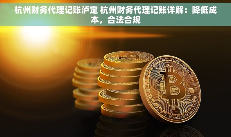 杭州财务代理记账泸定 杭州财务代理记账详解：降低成本，合法合规