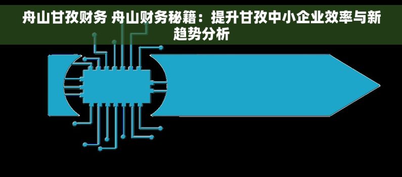 舟山甘孜财务 舟山财务秘籍：提升甘孜中小企业效率与新趋势分析