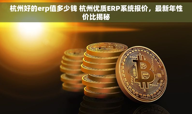 杭州好的erp值多少钱 杭州优质ERP系统报价，最新年性价比揭秘