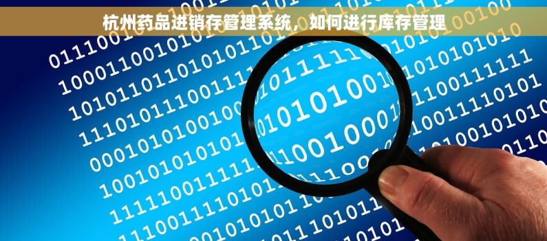 杭州药品进销存管理系统，如何进行库存管理