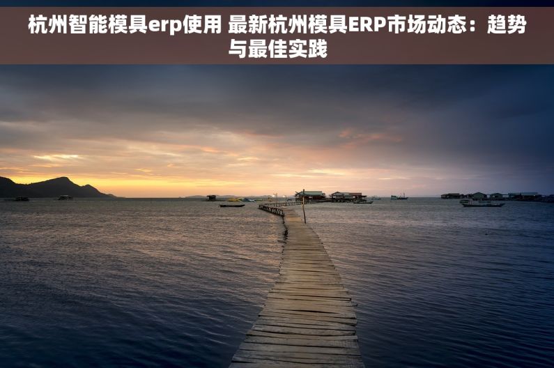 杭州智能模具erp使用 最新杭州模具ERP市场动态：趋势与最佳实践