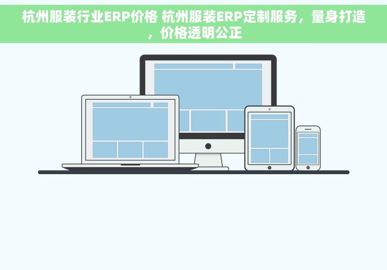 杭州服装行业ERP价格 杭州服装ERP定制服务，量身打造，价格透明公正