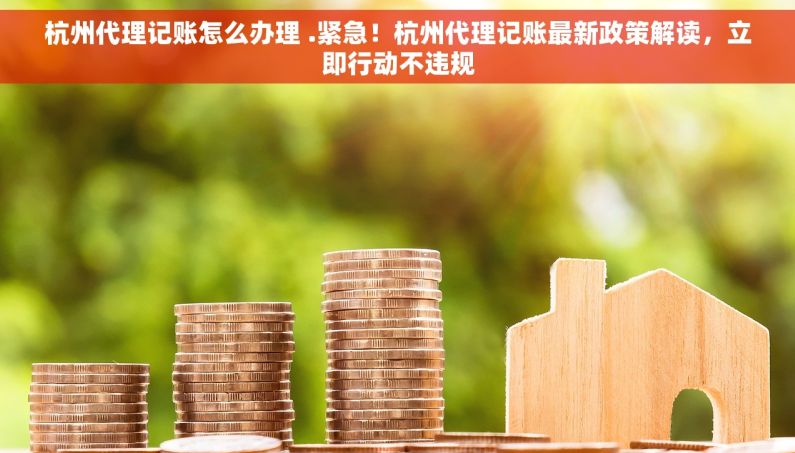杭州代理记账怎么办理 .紧急！杭州代理记账最新政策解读，立即行动不违规