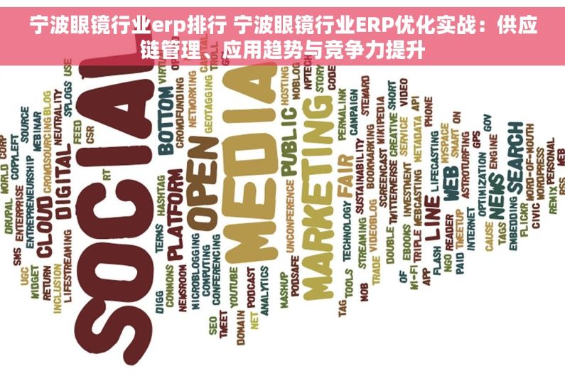 宁波眼镜行业erp排行 宁波眼镜行业ERP优化实战：供应链管理、应用趋势与竞争力提升