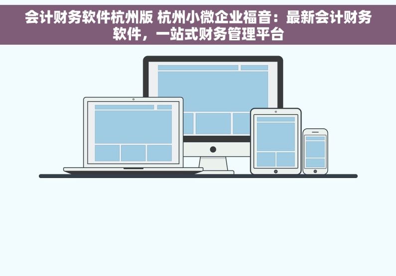 会计财务软件杭州版 杭州小微企业福音：最新会计财务软件，一站式财务管理平台