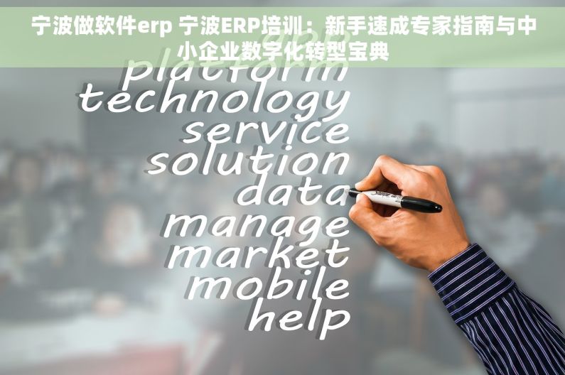 宁波做软件erp 宁波ERP培训：新手速成专家指南与中小企业数字化转型宝典