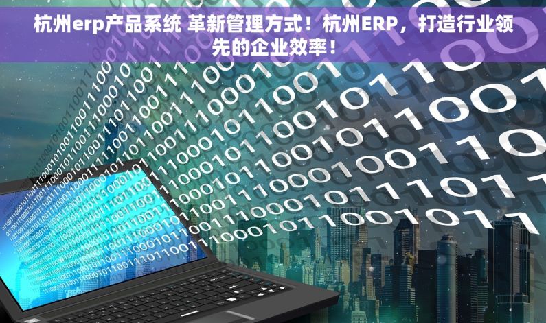 杭州erp产品系统 革新管理方式！杭州ERP，打造行业领先的企业效率！