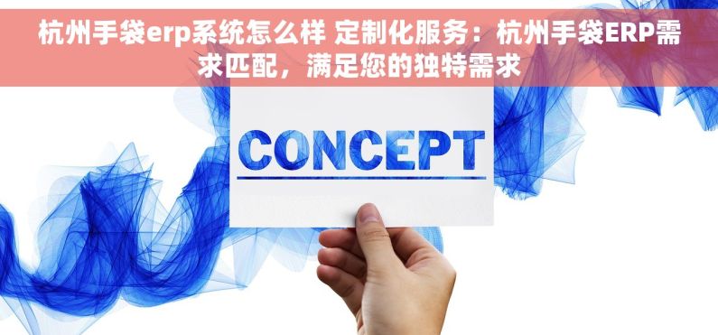 杭州手袋erp系统怎么样 定制化服务：杭州手袋ERP需求匹配，满足您的独特需求