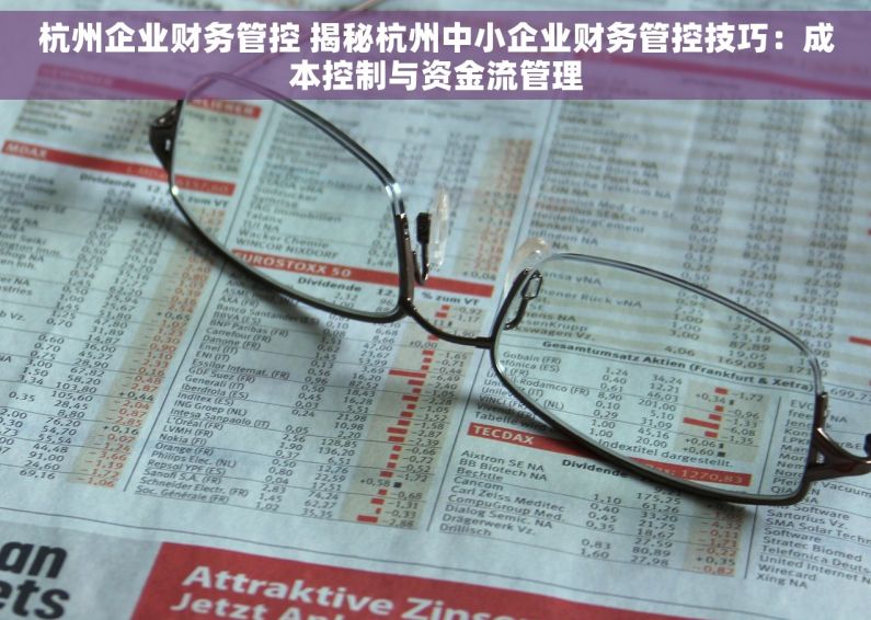 杭州企业财务管控 揭秘杭州中小企业财务管控技巧：成本控制与资金流管理