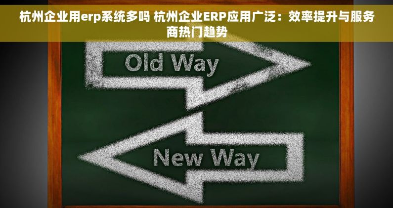 杭州企业用erp系统多吗 杭州企业ERP应用广泛：效率提升与服务商热门趋势