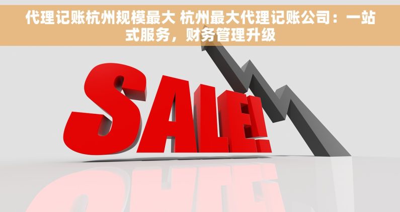 代理记账杭州规模最大 杭州最大代理记账公司：一站式服务，财务管理升级