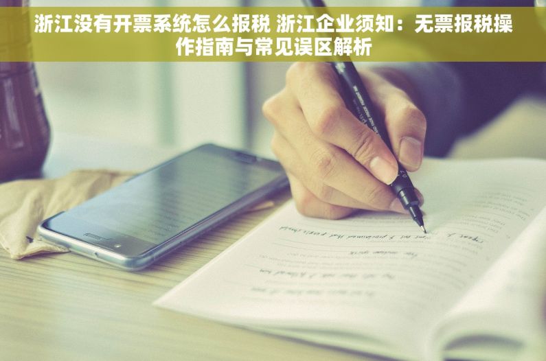 浙江没有开票系统怎么报税 浙江企业须知：无票报税操作指南与常见误区解析