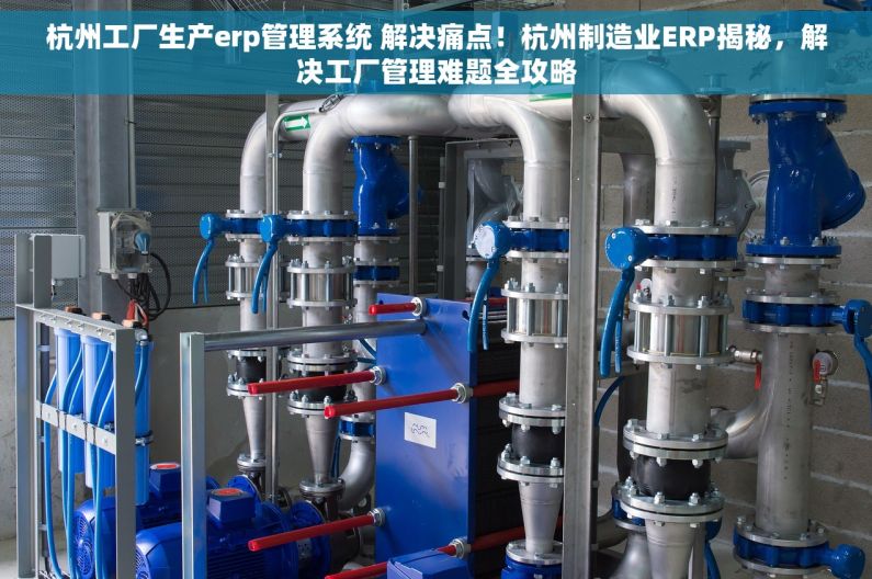 杭州工厂生产erp管理系统 解决痛点！杭州制造业ERP揭秘，解决工厂管理难题全攻略