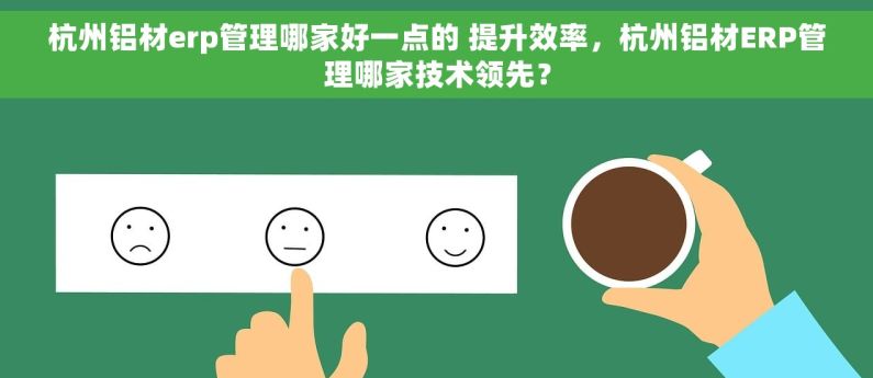杭州铝材erp管理哪家好一点的 提升效率，杭州铝材ERP管理哪家技术领先？