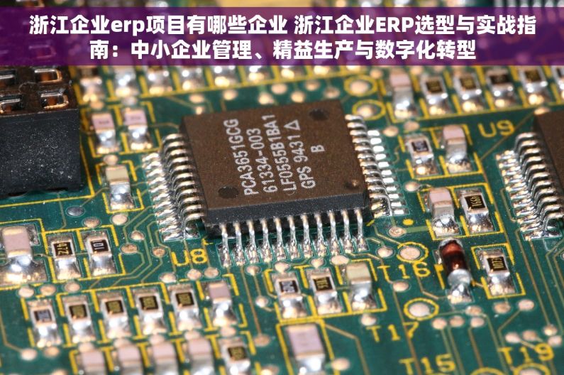浙江企业erp项目有哪些企业 浙江企业ERP选型与实战指南：中小企业管理、精益生产与数字化转型