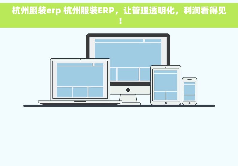 杭州服装erp 杭州服装ERP，让管理透明化，利润看得见！