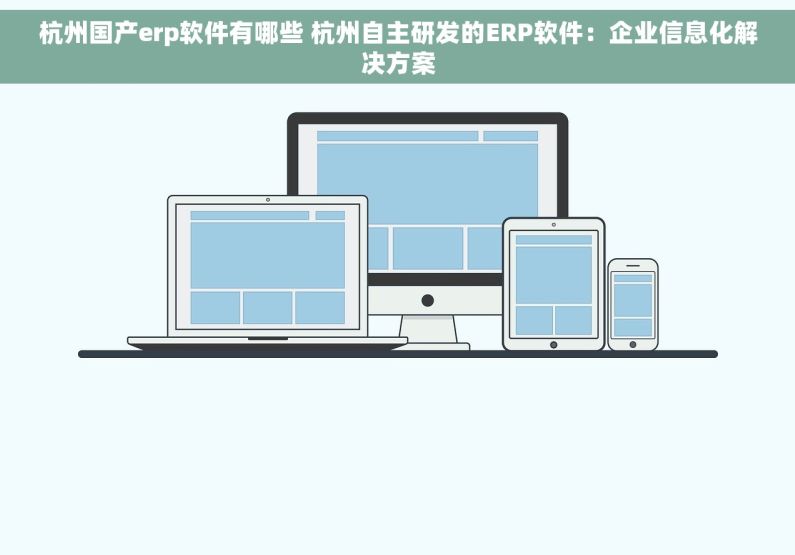 杭州国产erp软件有哪些 杭州自主研发的ERP软件：企业信息化解决方案
