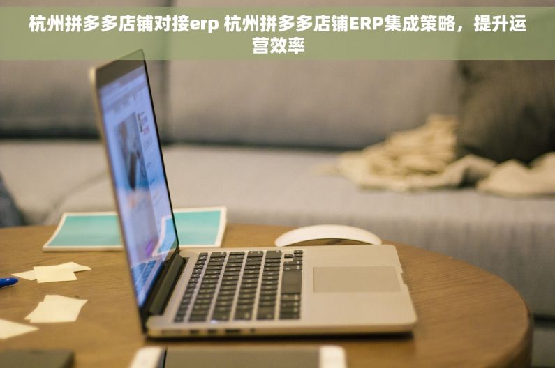 杭州拼多多店铺对接erp 杭州拼多多店铺ERP集成策略，提升运营效率