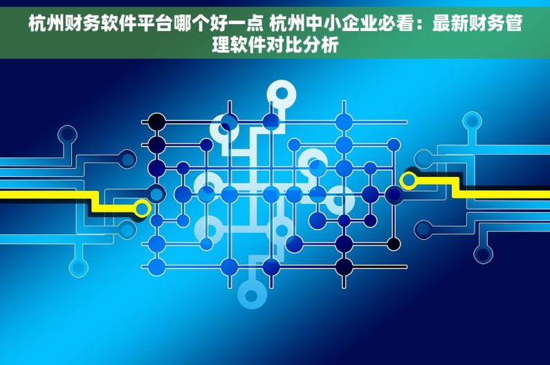 杭州财务软件平台哪个好一点 杭州中小企业必看：最新财务管理软件对比分析