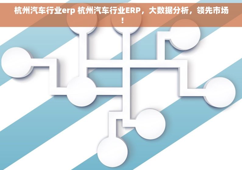 杭州汽车行业erp 杭州汽车行业ERP，大数据分析，领先市场！