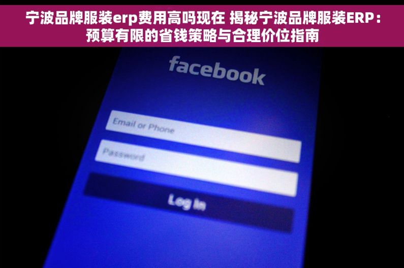 宁波品牌服装erp费用高吗现在 揭秘宁波品牌服装ERP：预算有限的省钱策略与合理价位指南