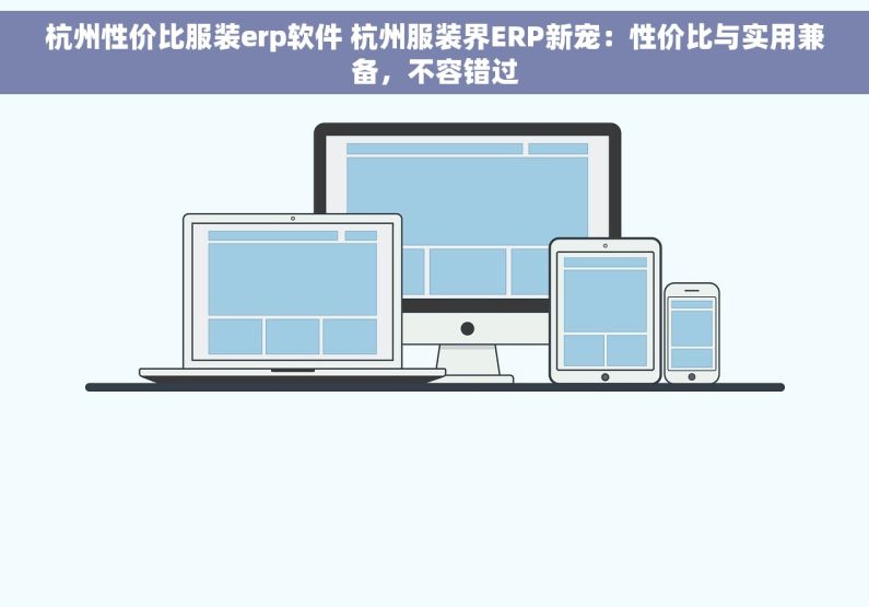 杭州性价比服装erp软件 杭州服装界ERP新宠：性价比与实用兼备，不容错过