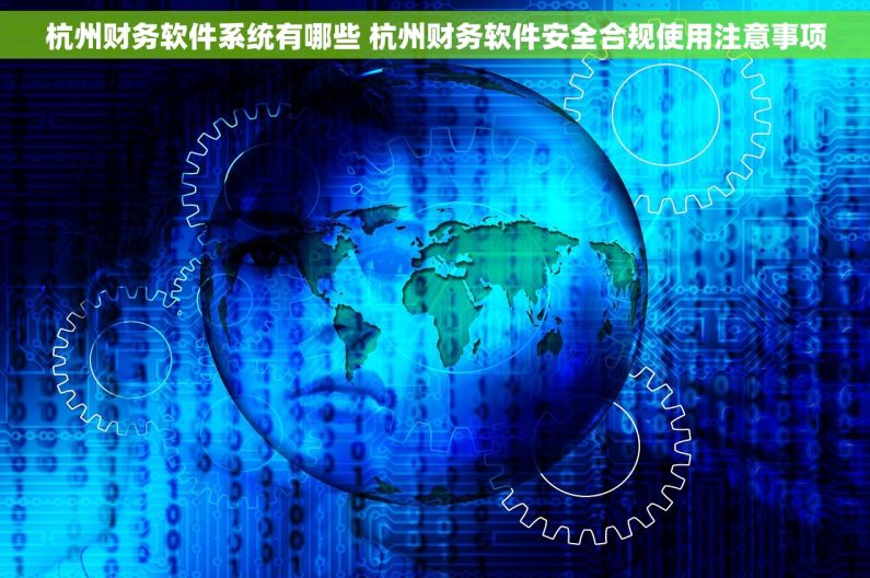 杭州财务软件系统有哪些 杭州财务软件安全合规使用注意事项