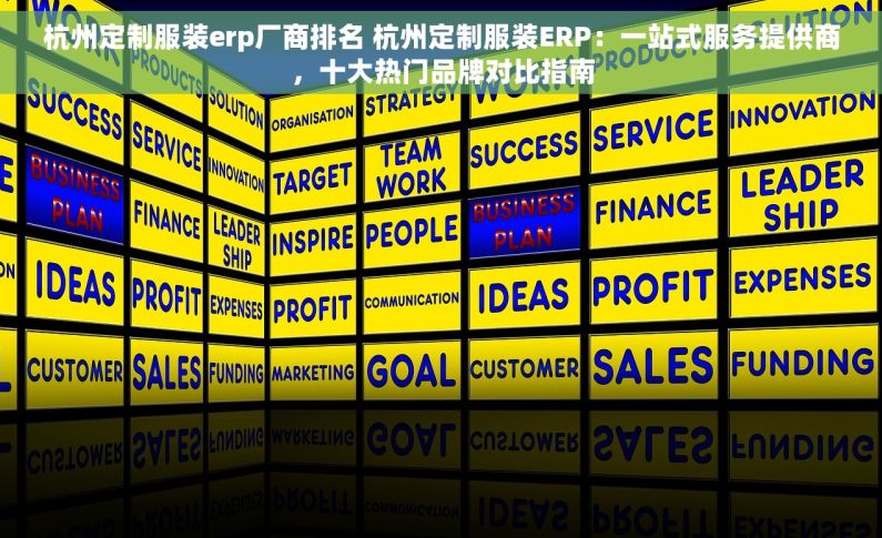 杭州定制服装erp厂商排名 杭州定制服装ERP：一站式服务提供商，十大热门品牌对比指南