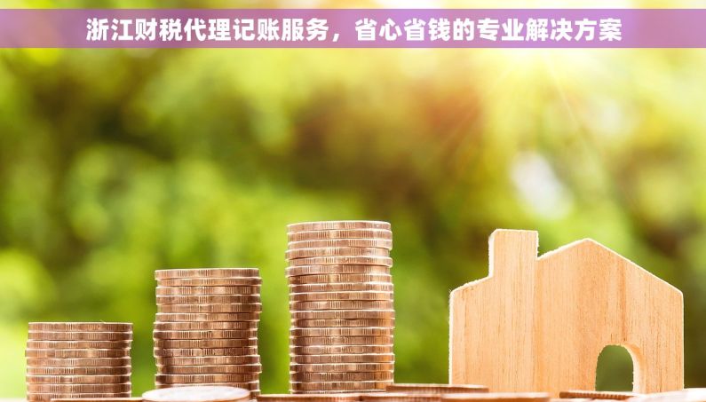 浙江财税代理记账服务，省心省钱的专业解决方案