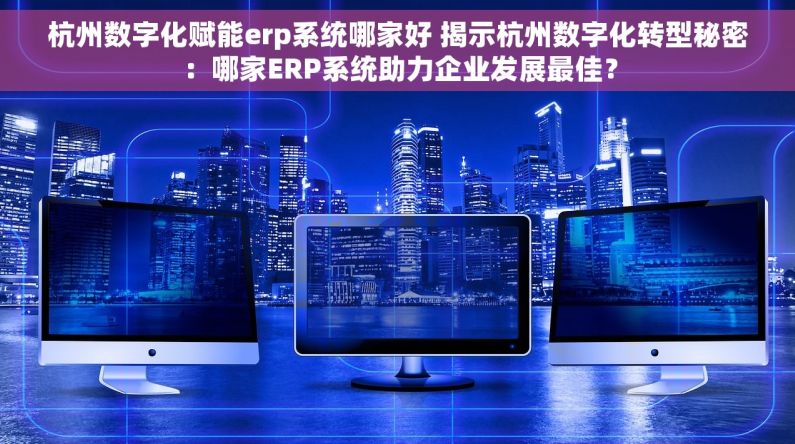 杭州数字化赋能erp系统哪家好 揭示杭州数字化转型秘密：哪家ERP系统助力企业发展最佳？