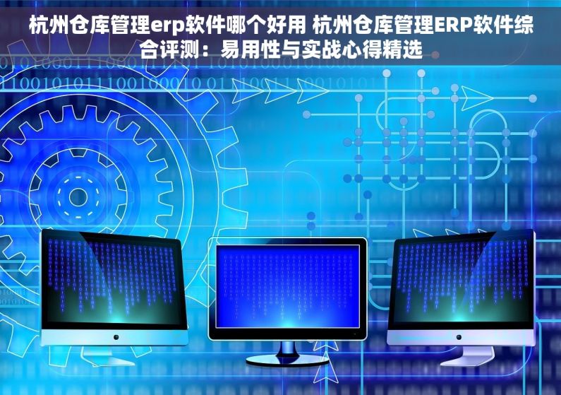 杭州仓库管理erp软件哪个好用 杭州仓库管理ERP软件综合评测：易用性与实战心得精选