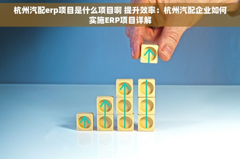杭州汽配erp项目是什么项目啊 提升效率：杭州汽配企业如何实施ERP项目详解