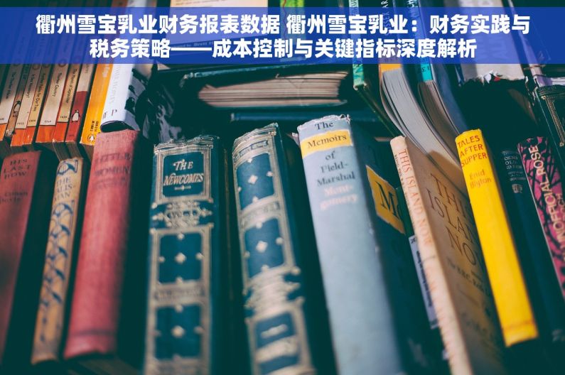 衢州雪宝乳业财务报表数据 衢州雪宝乳业：财务实践与税务策略——成本控制与关键指标深度解析