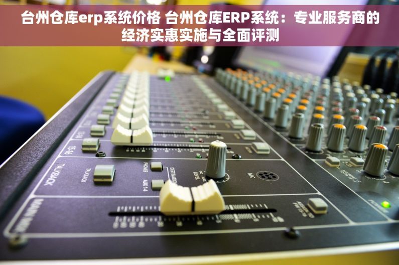 台州仓库erp系统价格 台州仓库ERP系统：专业服务商的经济实惠实施与全面评测