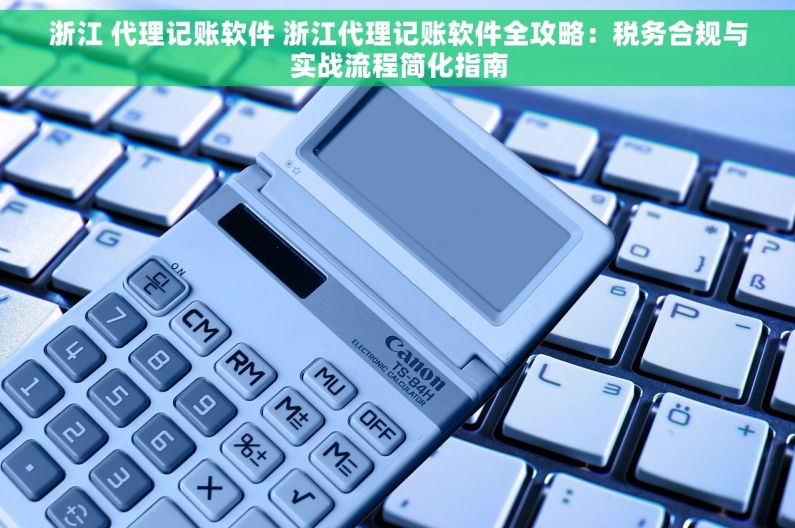 浙江 代理记账软件 浙江代理记账软件全攻略：税务合规与实战流程简化指南