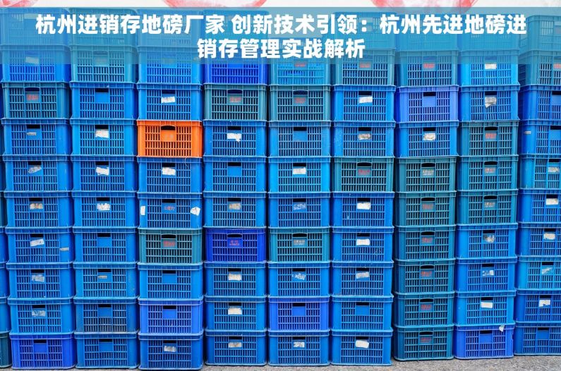 杭州进销存地磅厂家 创新技术引领：杭州先进地磅进销存管理实战解析