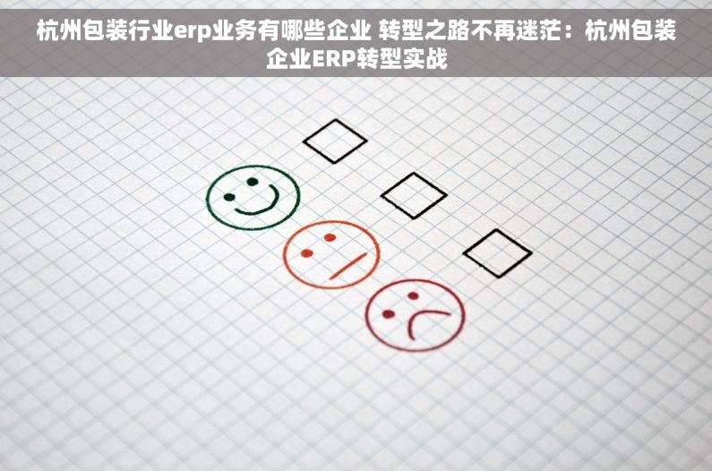 杭州包装行业erp业务有哪些企业 转型之路不再迷茫：杭州包装企业ERP转型实战