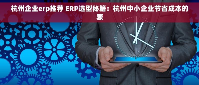 杭州企业erp推荐 ERP选型秘籍：杭州中小企业节省成本的骤
