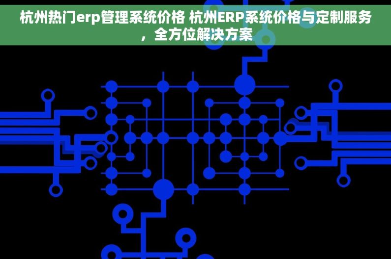 杭州热门erp管理系统价格 杭州ERP系统价格与定制服务，全方位解决方案