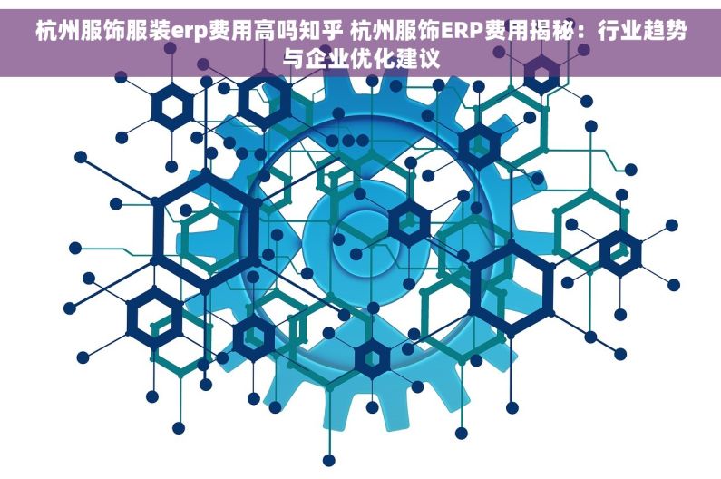 杭州服饰服装erp费用高吗知乎 杭州服饰ERP费用揭秘：行业趋势与企业优化建议