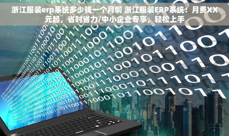 浙江服装erp系统多少钱一个月啊 浙江服装ERP系统：月费XX元起，省时省力/中小企业专享，轻松上手