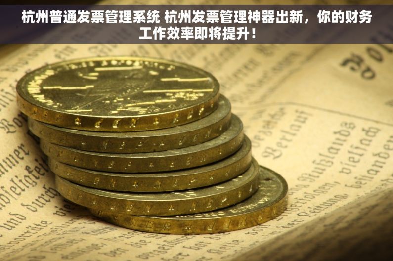 杭州普通发票管理系统 杭州发票管理神器出新，你的财务工作效率即将提升！