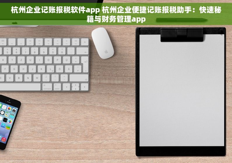 杭州企业记账报税软件app 杭州企业便捷记账报税助手：快速秘籍与财务管理app