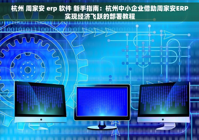 杭州 周家安 erp 软件 新手指南：杭州中小企业借助周家安ERP实现经济飞跃的部署教程