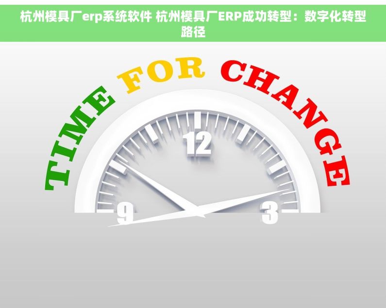 杭州模具厂erp系统软件 杭州模具厂ERP成功转型：数字化转型路径