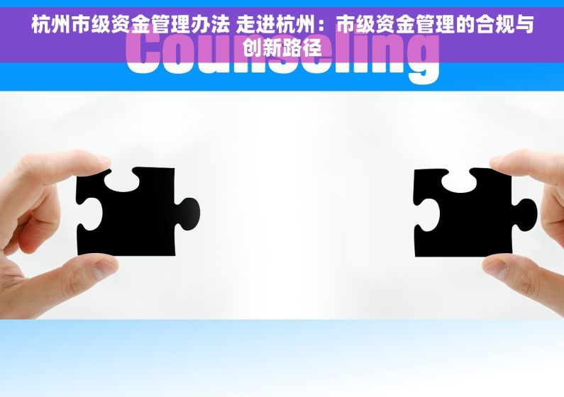 杭州市级资金管理办法 走进杭州：市级资金管理的合规与创新路径