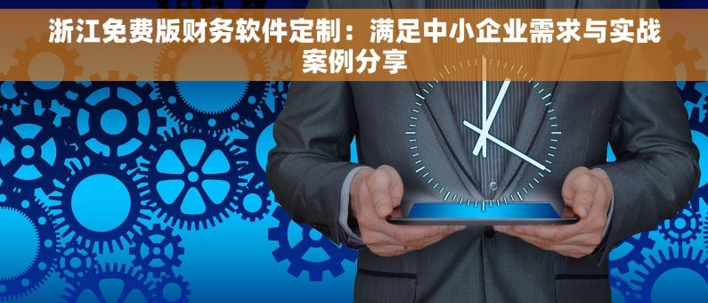 浙江免费版财务软件定制：满足中小企业需求与实战案例分享