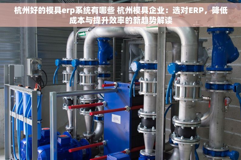 杭州好的模具erp系统有哪些 杭州模具企业：选对ERP，降低成本与提升效率的新趋势解读