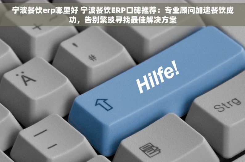 宁波餐饮erp哪里好 宁波餐饮ERP口碑推荐：专业顾问加速餐饮成功，告别繁琐寻找最佳解决方案